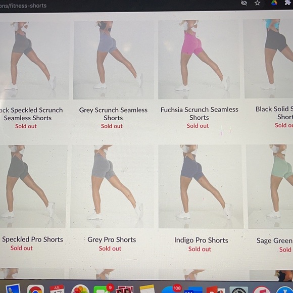 🆕 NVGTN Grey Scrunch Seamless Shorts - Picture 5 of 6